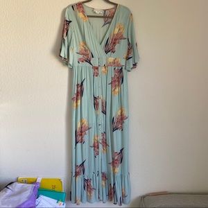 Blue floral dress from Vici - NEVER WORN